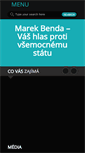 Mobile Screenshot of marekbenda.cz